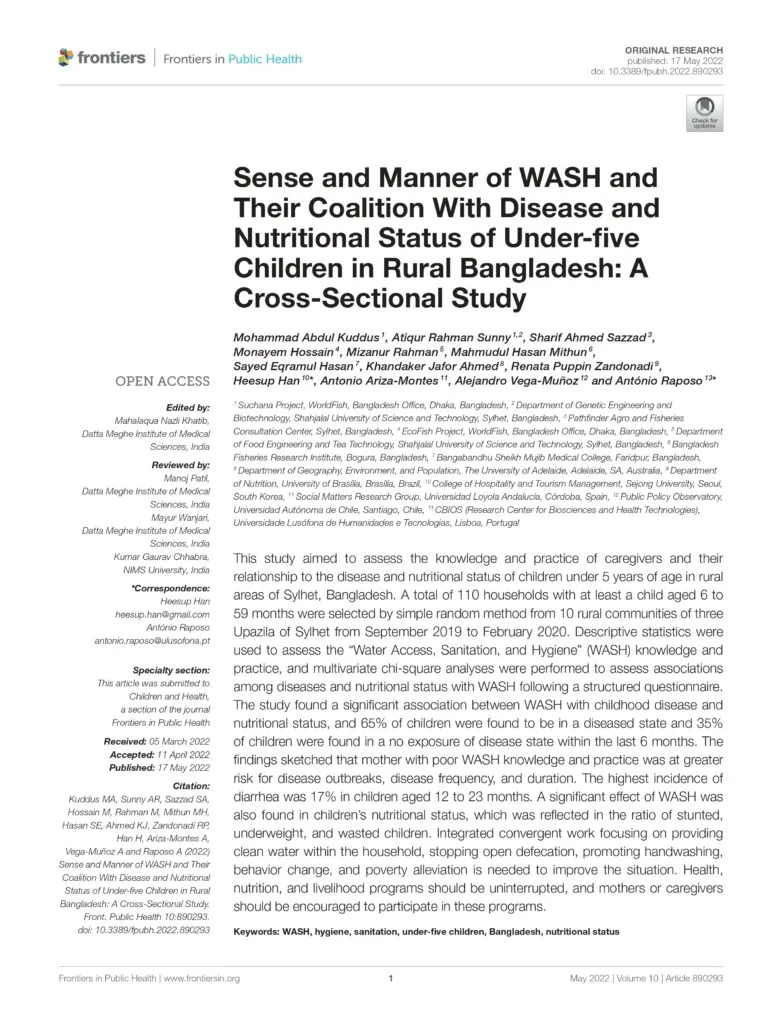 Sense and Manner of WASH